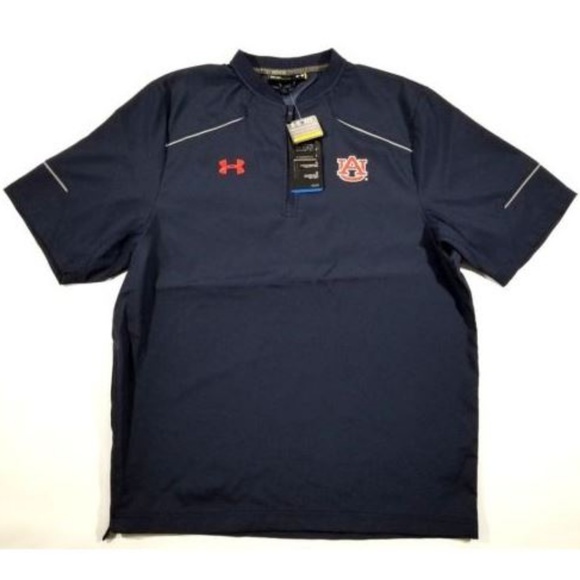 auburn under armour 1 4 zip pullover
